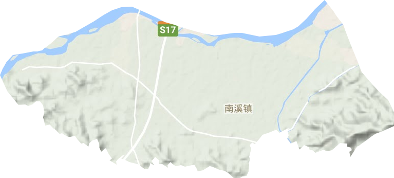 南溪鎮地形圖