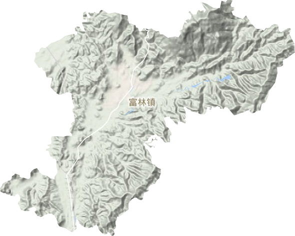 富林鎮地形圖