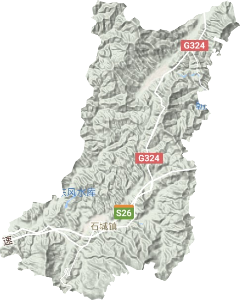石城鎮地形圖