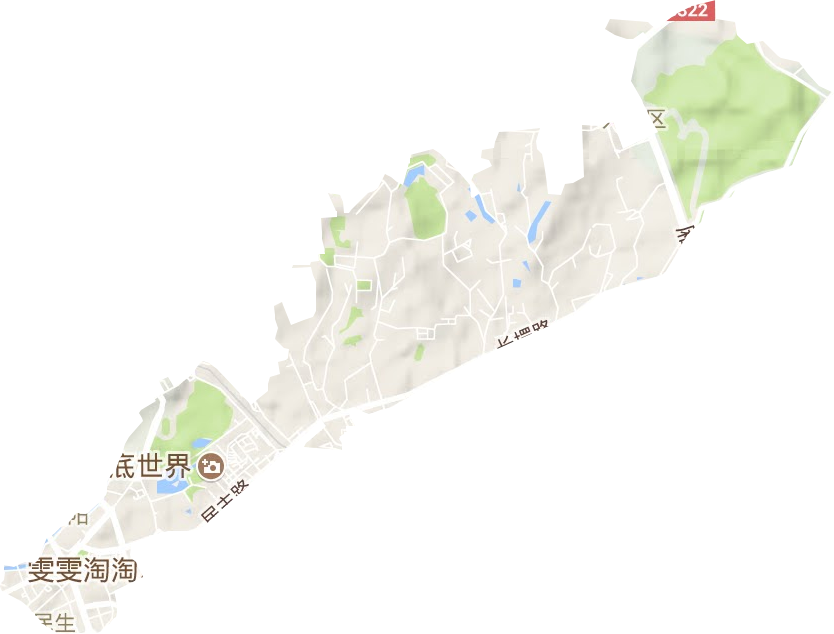 民生街道地形圖