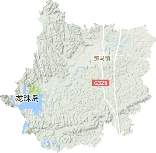 那馬鎮(zhèn)地形圖