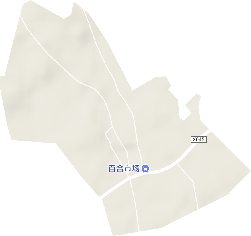 百合農場地形圖