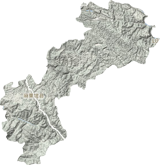 麻栗坡縣地形圖
