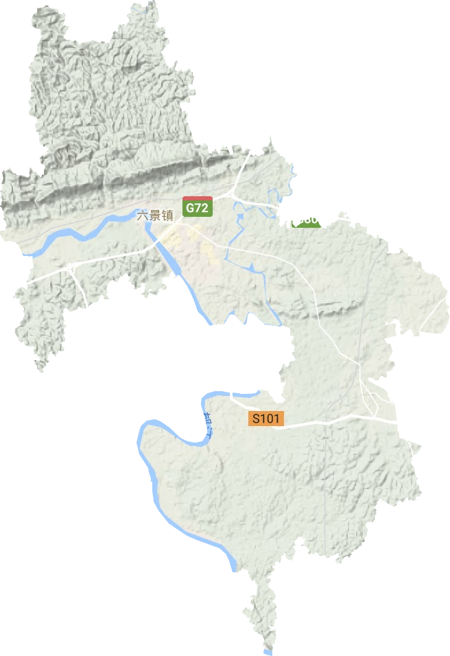六景鎮地形圖