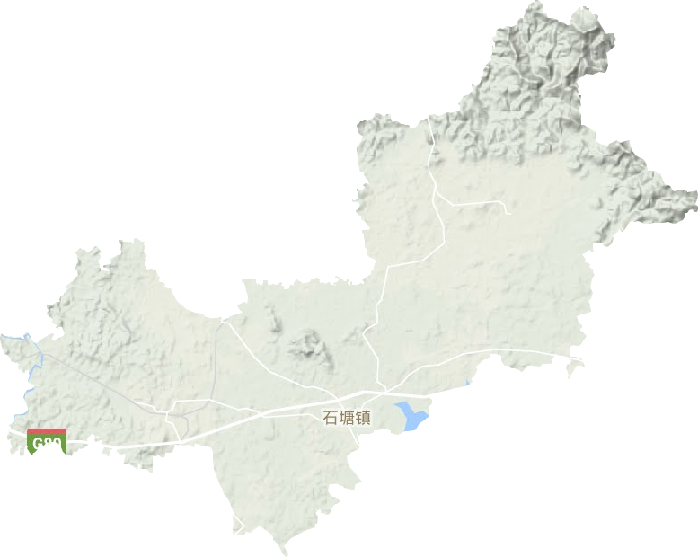 石塘鎮地形圖