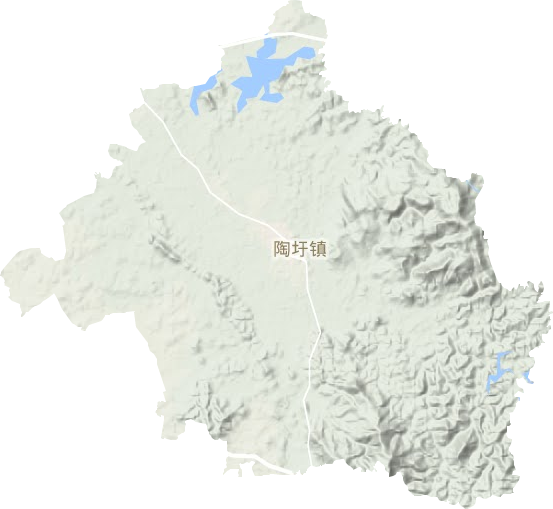 陶圩鎮地形圖