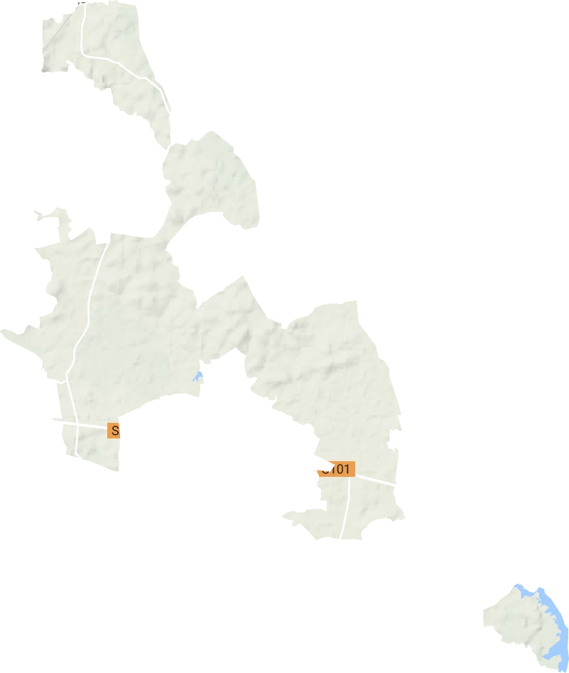 良圻農場地形圖