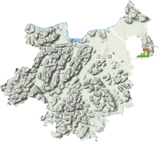 流山鎮地形圖