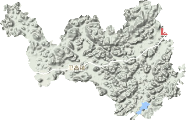 里高鎮地形圖