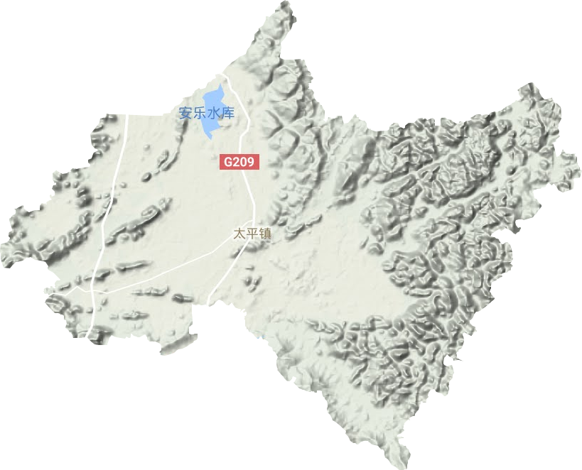 太平鎮地形圖
