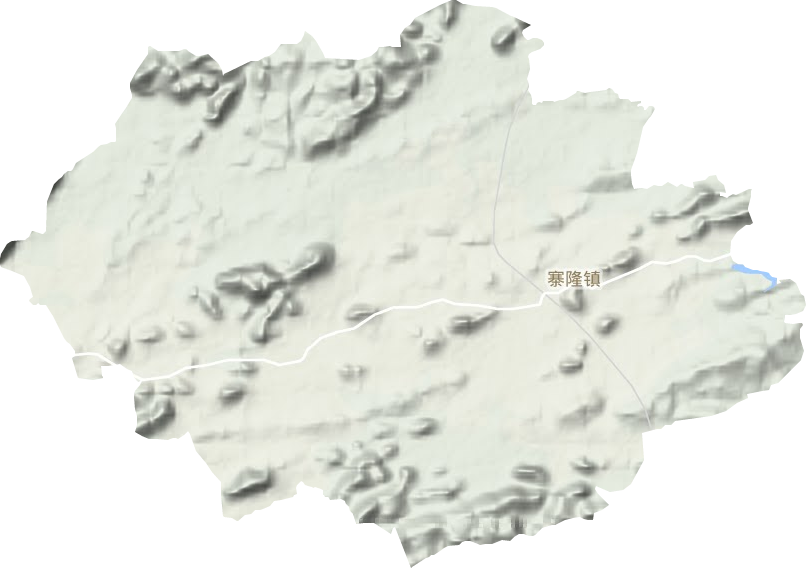 寨隆鎮地形圖
