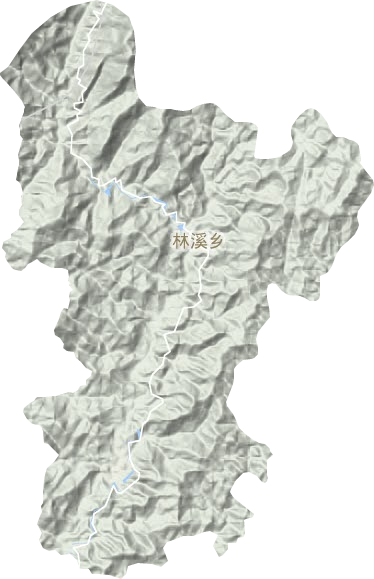 林溪鄉地形圖