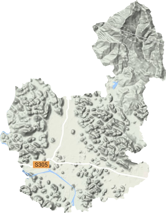 福利鎮地形圖