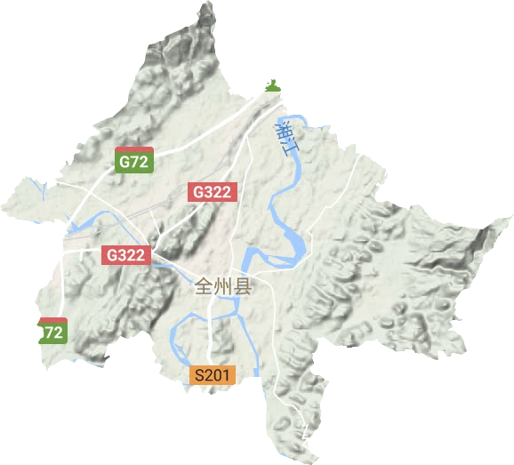 全州鎮地形圖