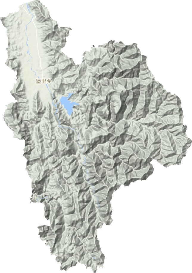 堡里鄉地形圖