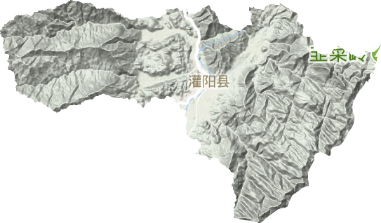 灌陽鎮地形圖