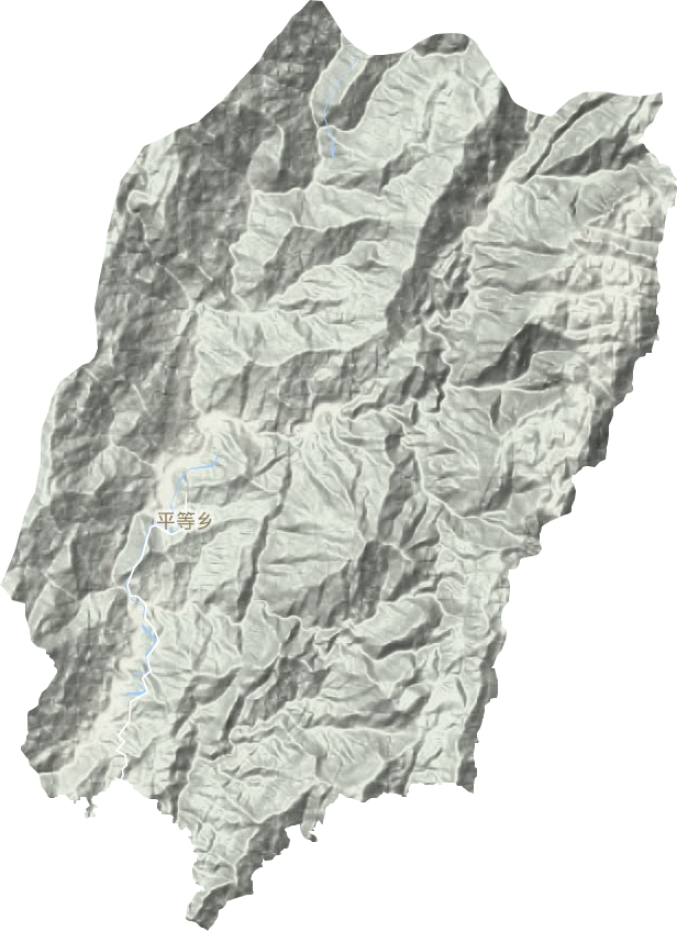 平等鄉(xiāng)地形圖