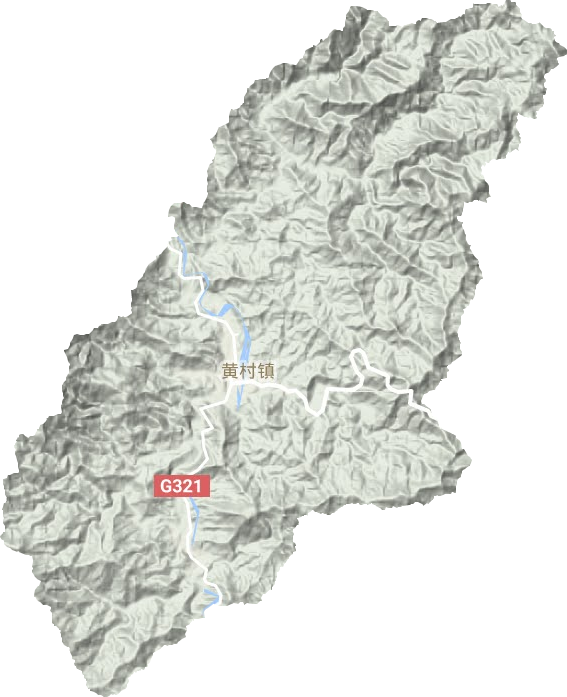 黃村鎮地形圖