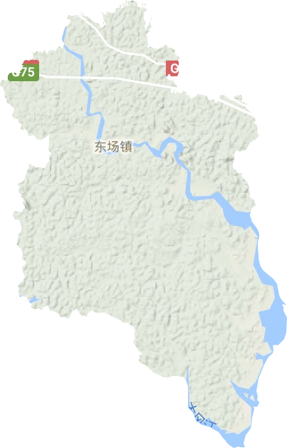東場鎮地形圖