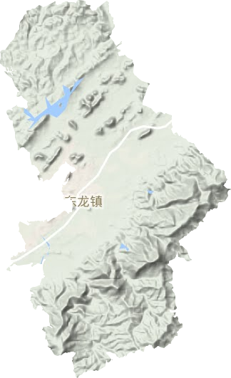東龍鎮地形圖