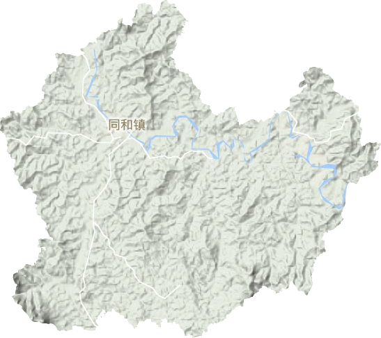 同和鎮地形圖