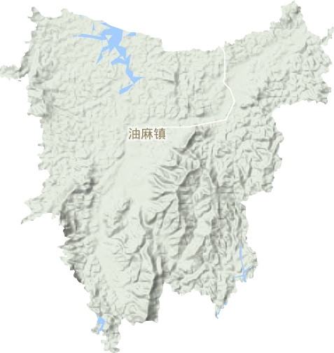 油麻鎮地形圖