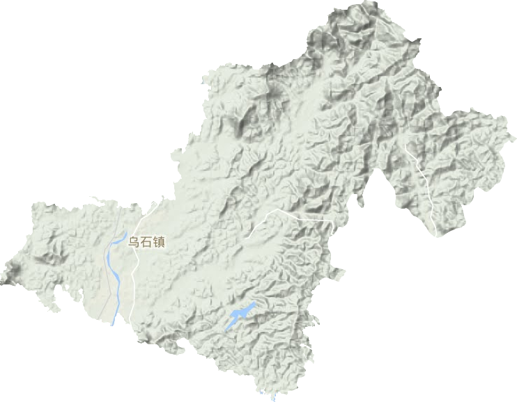 烏石鎮地形圖