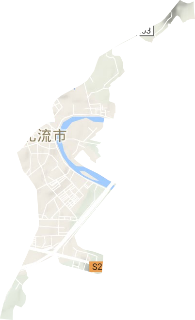 陵城街道地形圖