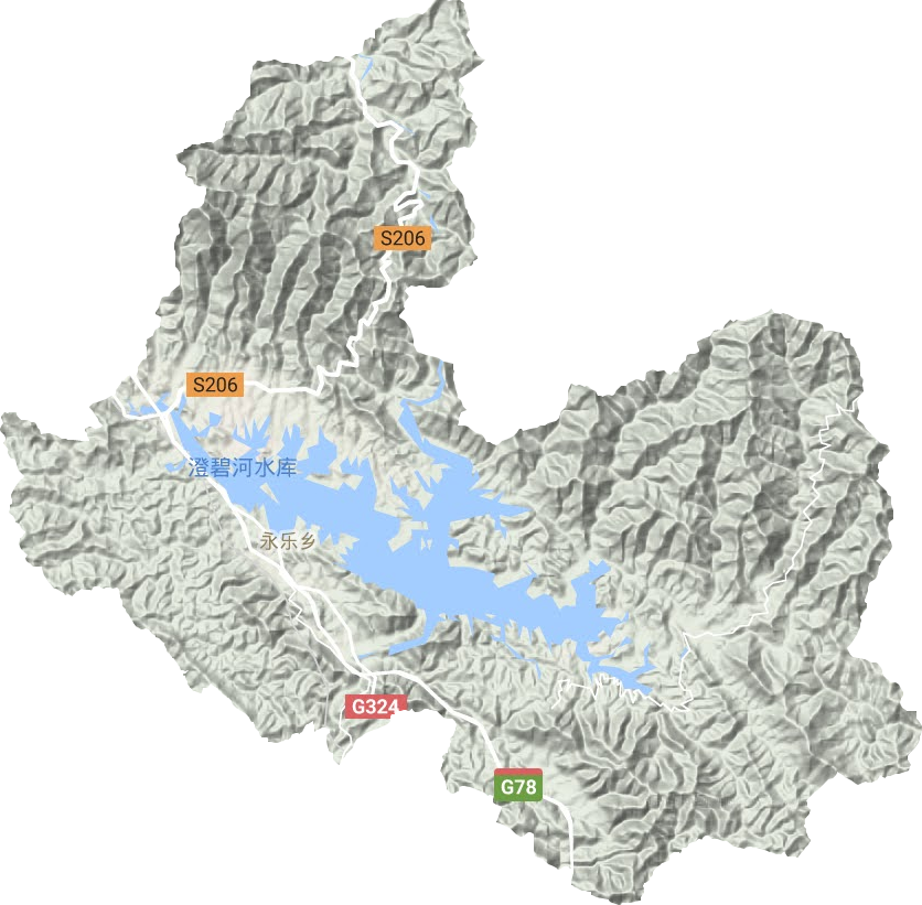 永樂(lè)鎮(zhèn)地形圖