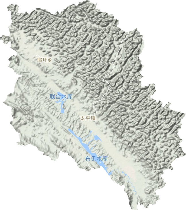 太平鎮(zhèn)地形圖
