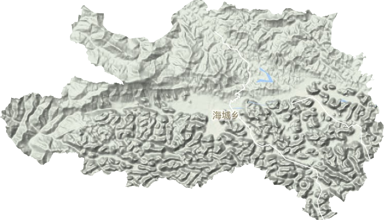 海城鄉(xiāng)地形圖