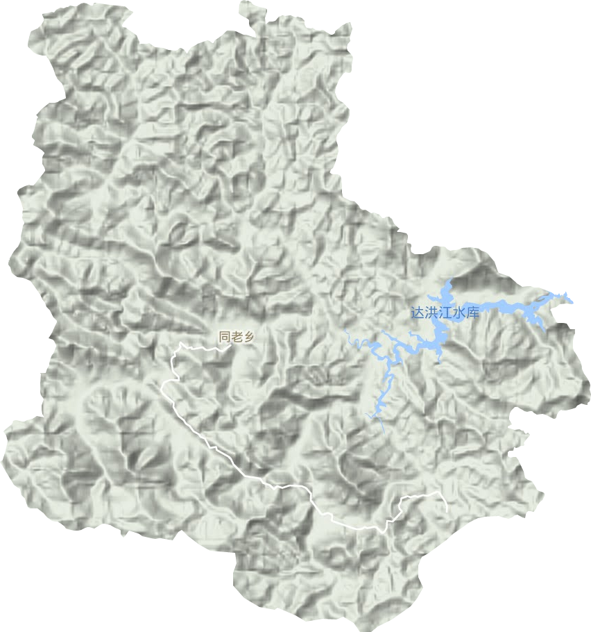 同老鄉(xiāng)地形圖