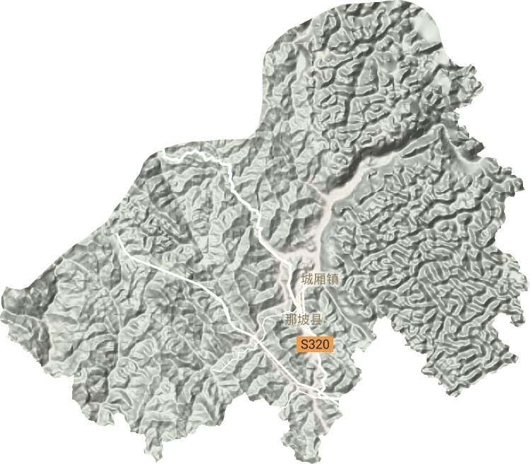 城廂鎮地形圖