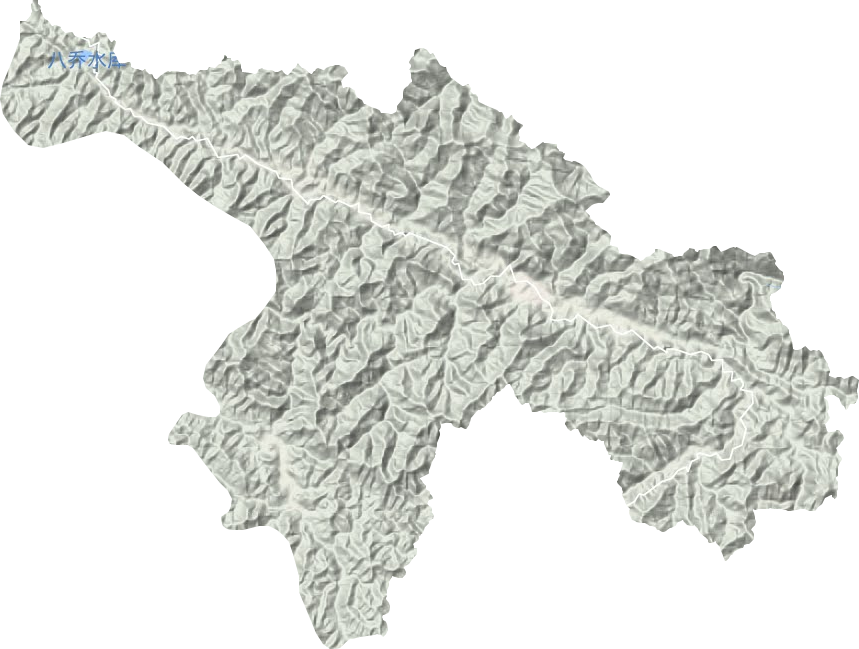 西平鄉地形圖