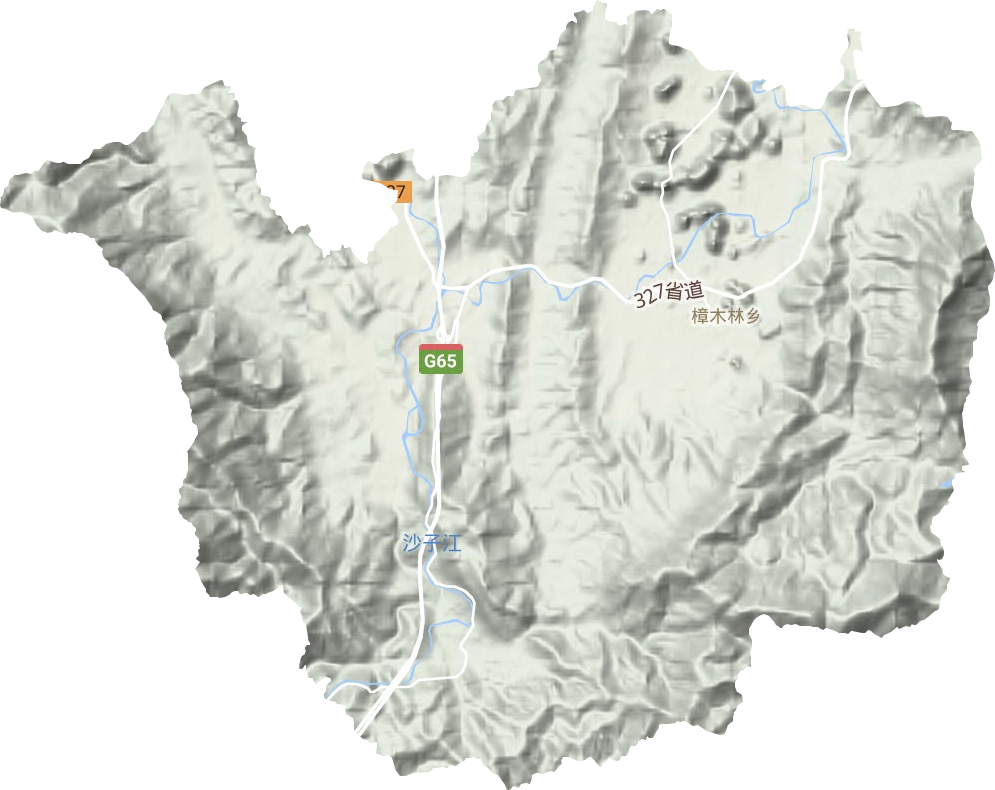 樟木林鄉(xiāng)地形圖