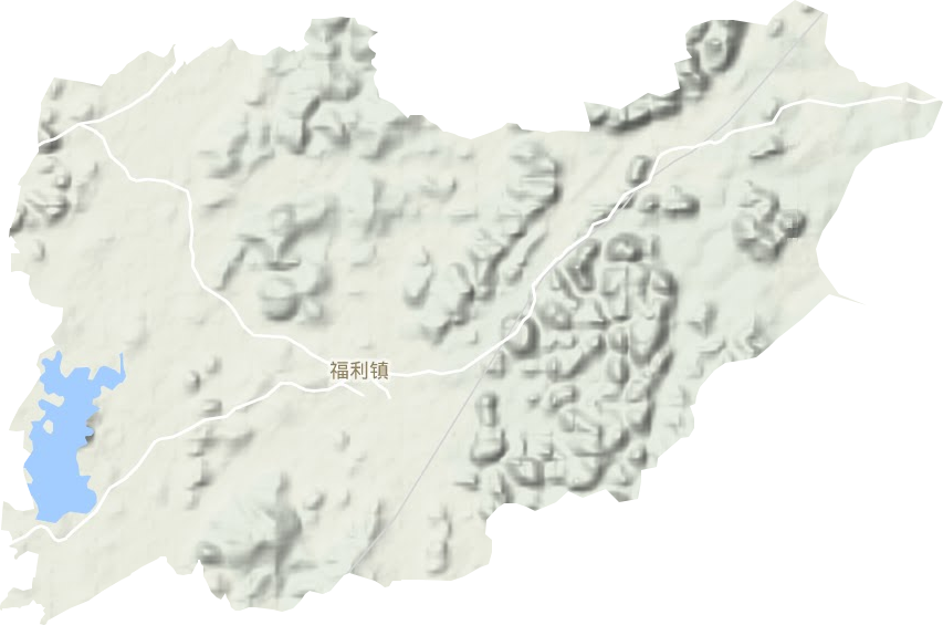 福利鎮(zhèn)地形圖