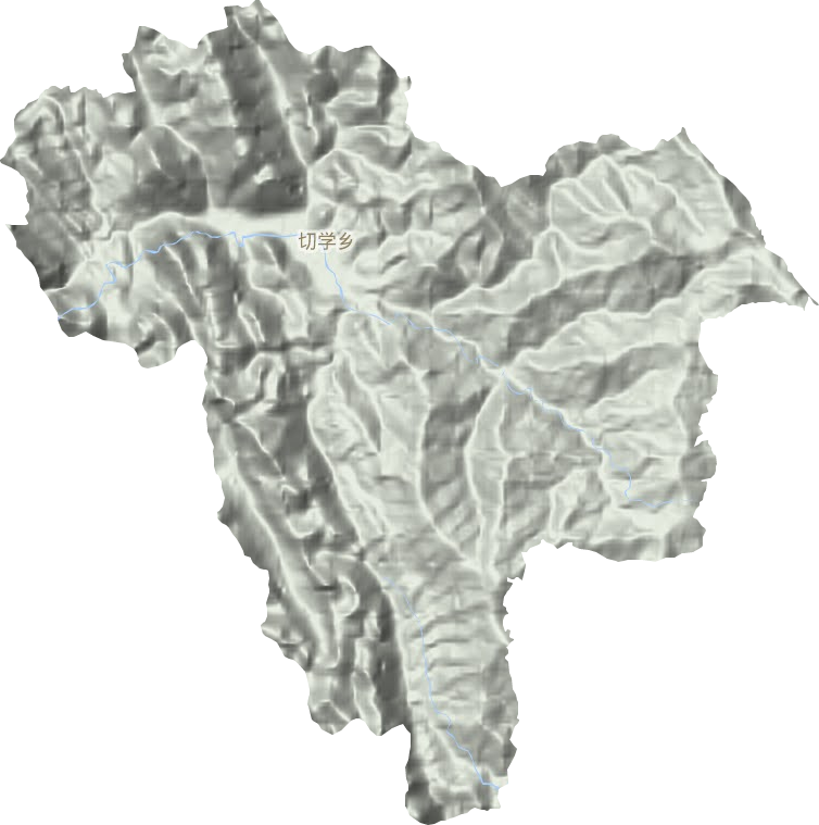 切學鄉(xiāng)地形圖