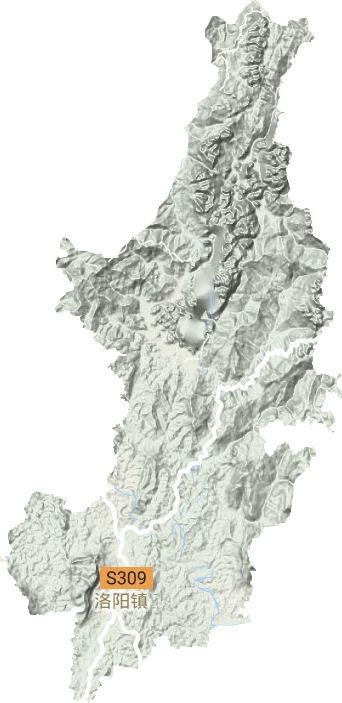 洛陽鎮地形圖