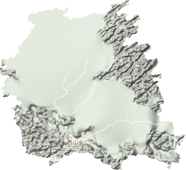 西山鄉地形圖