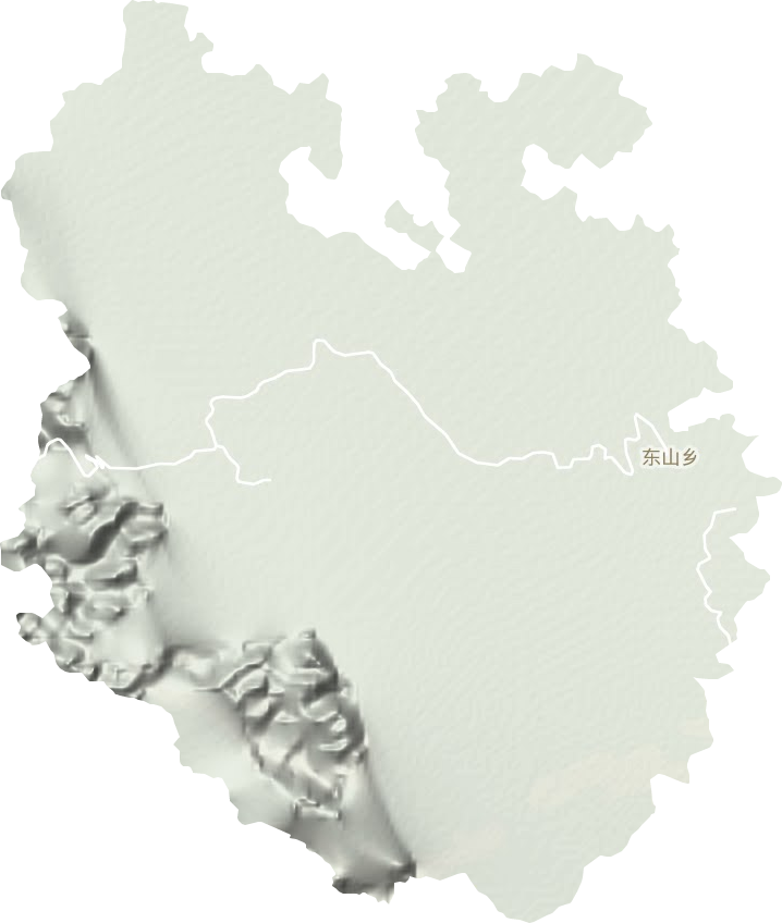東山鄉地形圖