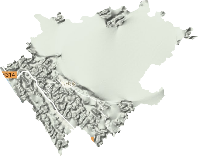 六也鄉(xiāng)地形圖