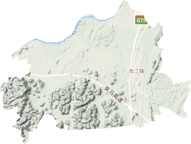 良江鎮地形圖