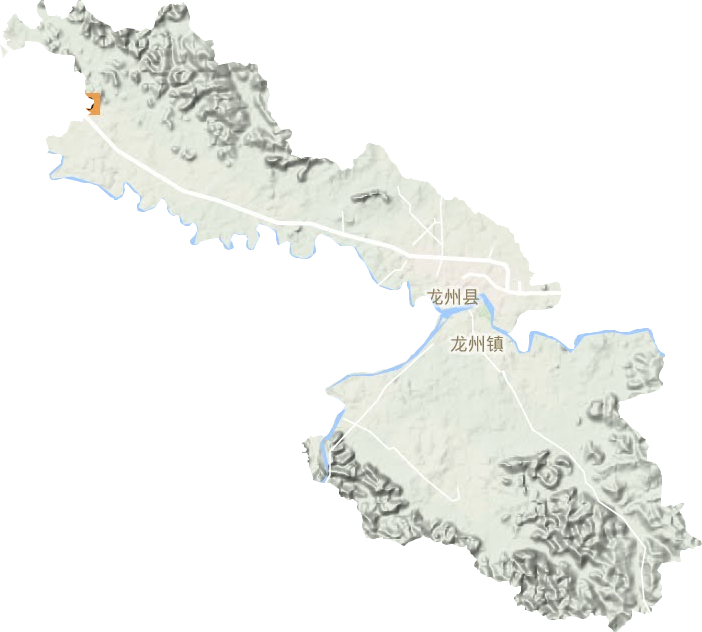龍州鎮地形圖