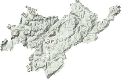 八角鄉地形圖