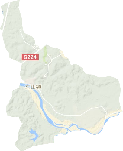 東山鎮地形圖