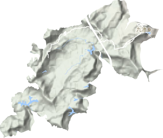 九池鄉地形圖