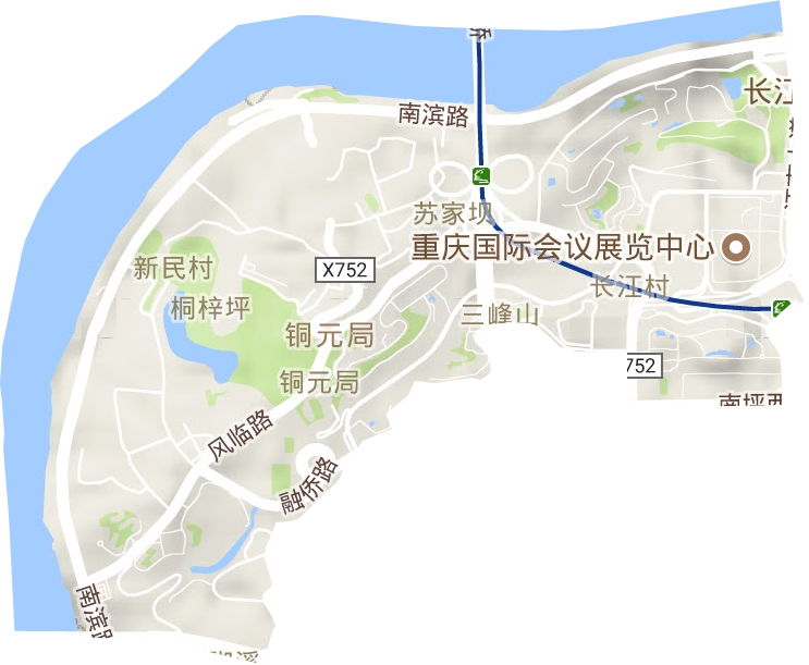 銅元局街道地形圖