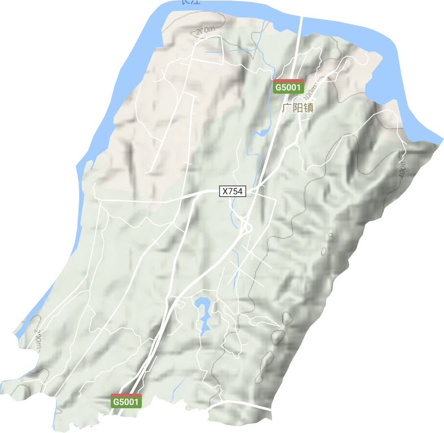 廣陽鎮地形圖