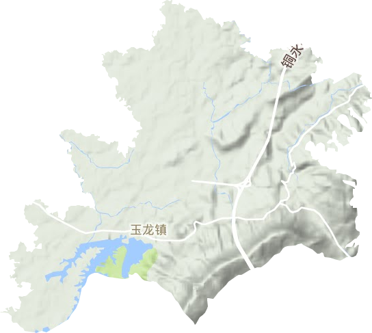 玉龍鎮地形圖