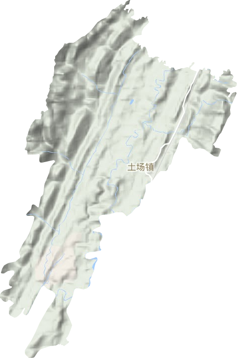 土場鎮地形圖